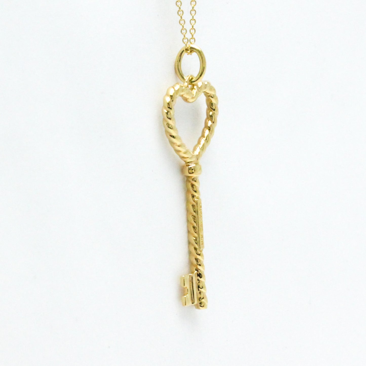 Tiffany & Co Key heart, Gold, Yellow Gold, necklace