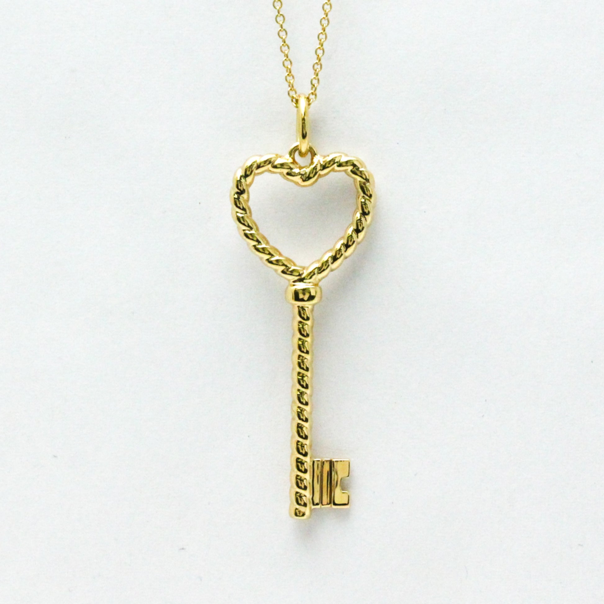 Tiffany & Co Key heart, Gold, Yellow Gold, necklace