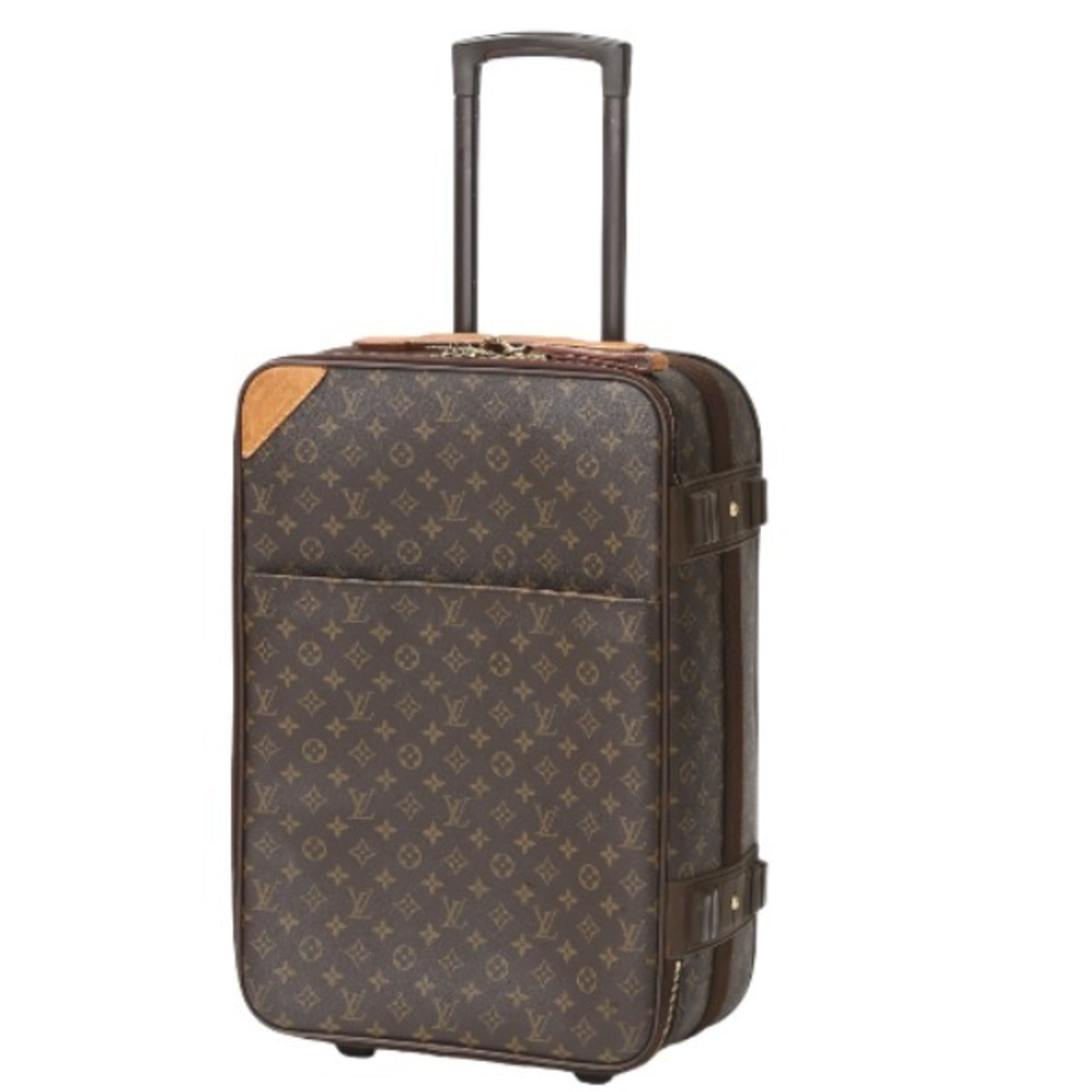 Louis Vuitton Pegase, Brown, Canvas, briefcase