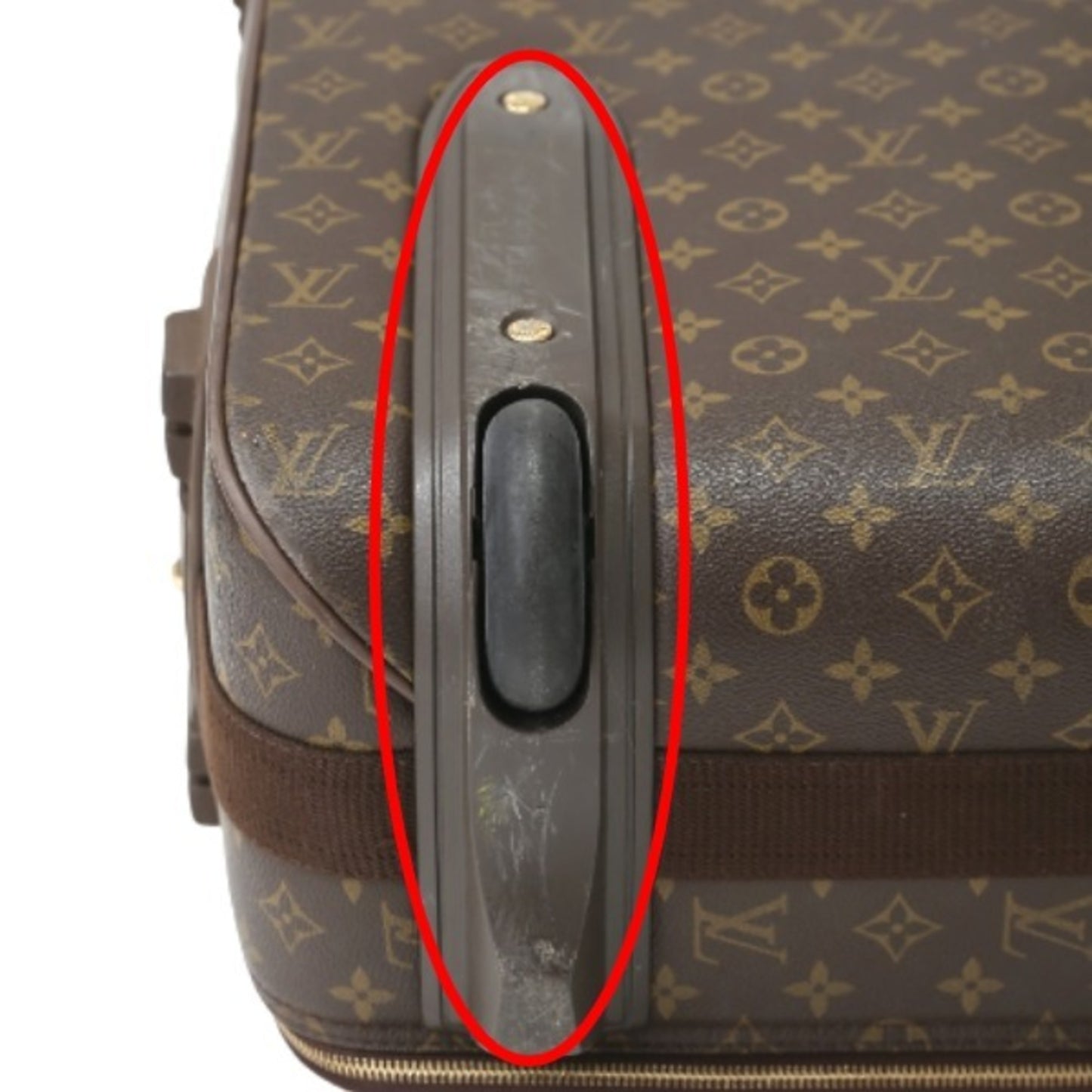 Louis Vuitton Pegase, Brown, Canvas, briefcase