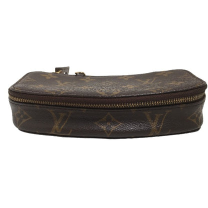 Louis Vuitton Jewelry case, Brown, Canvas, wallet