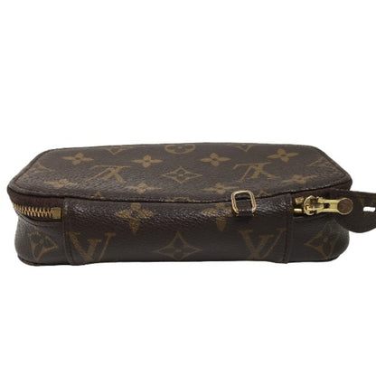 Louis Vuitton Jewelry case, Brown, Canvas, wallet