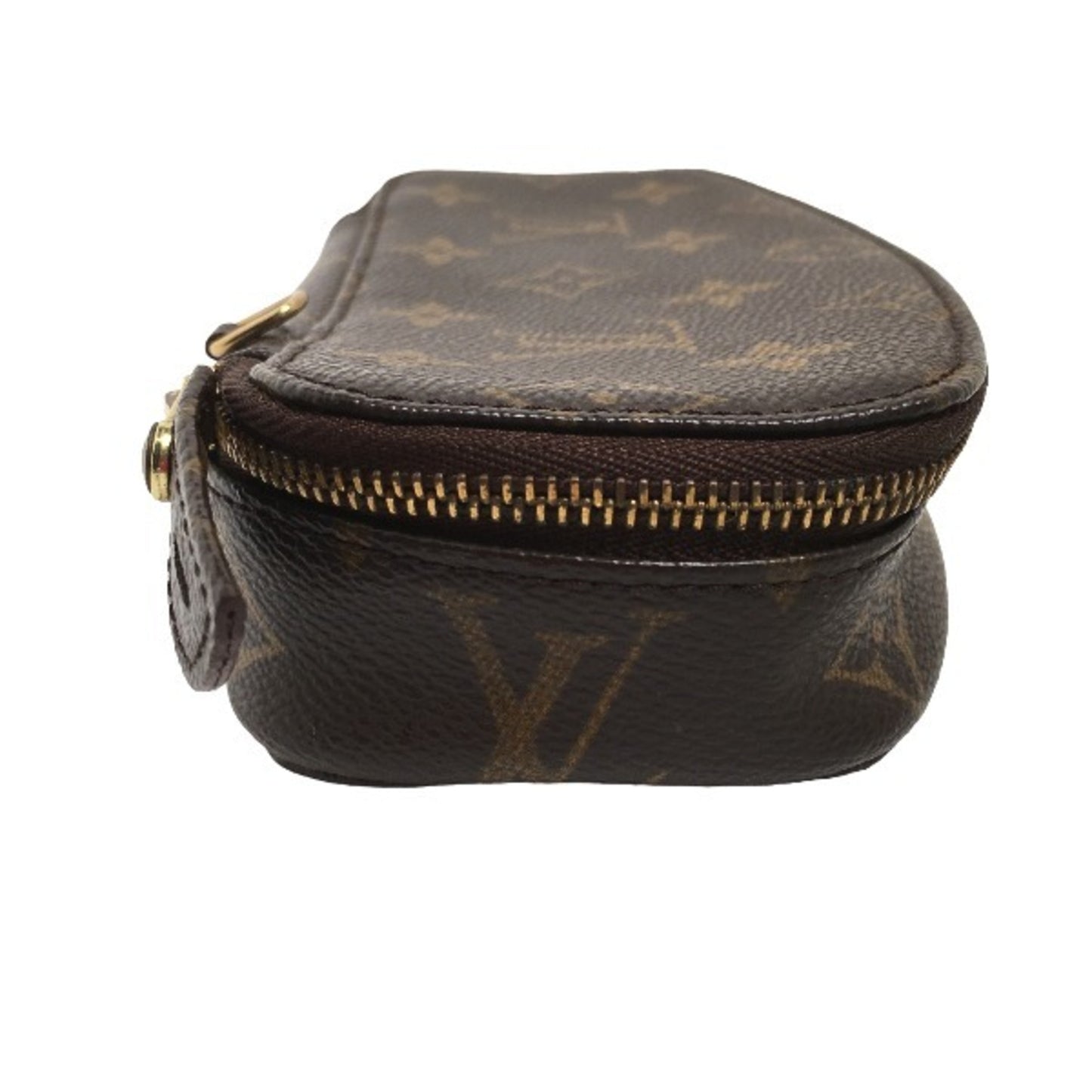Louis Vuitton Jewelry case, Brown, Canvas, wallet