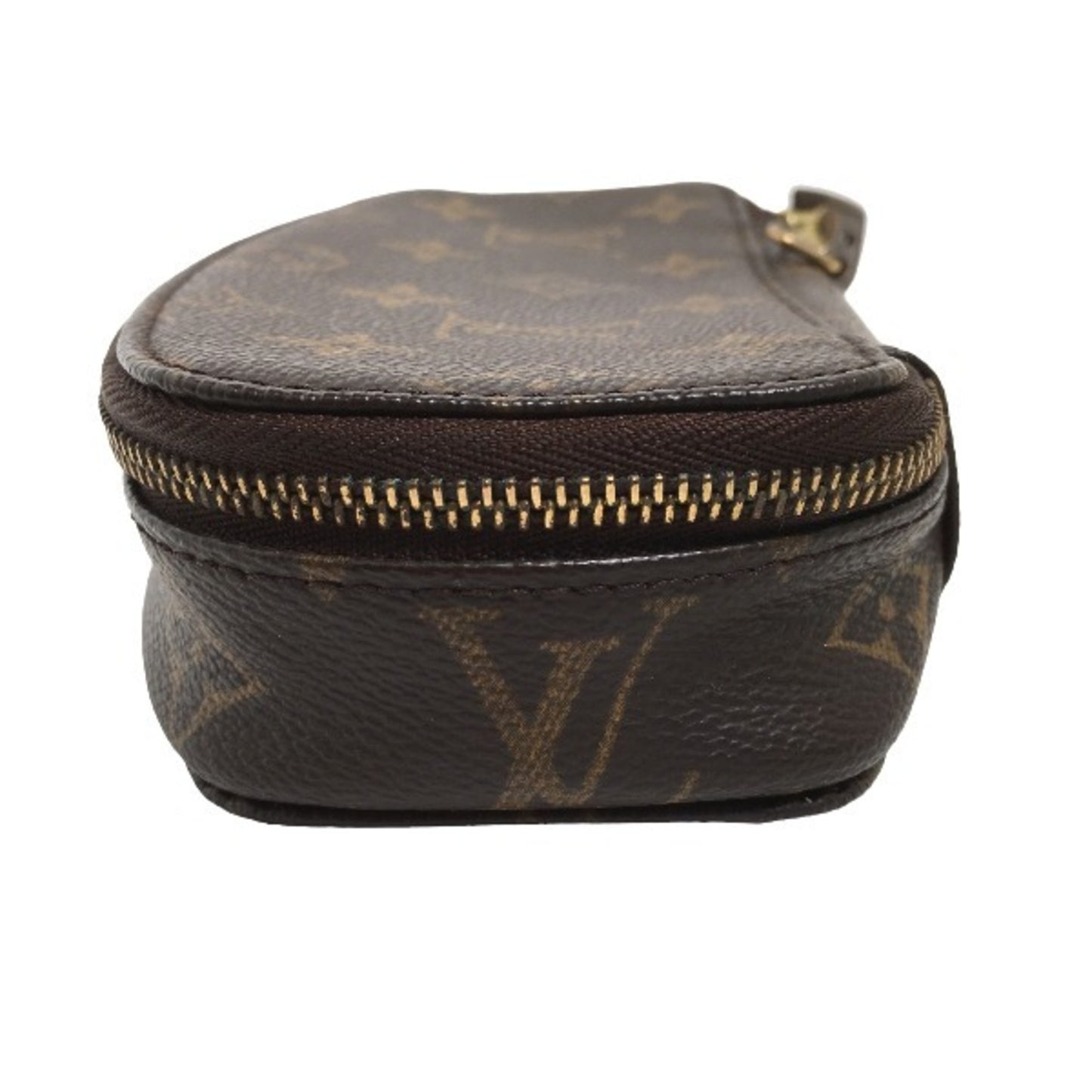 Louis Vuitton Jewelry case, Brown, Canvas, wallet