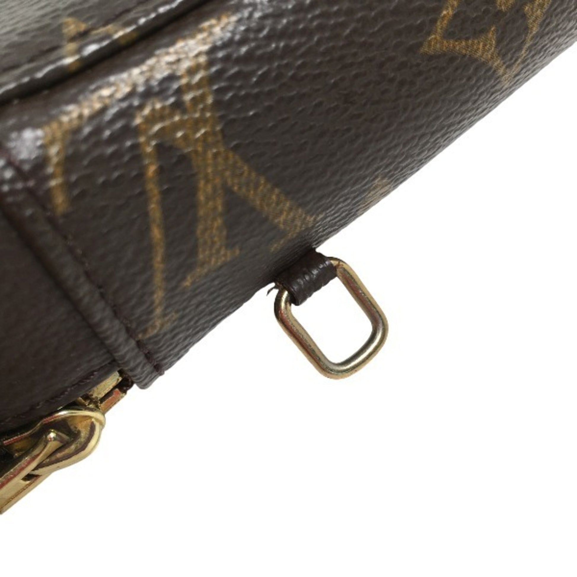 Louis Vuitton Jewelry case, Brown, Canvas, wallet