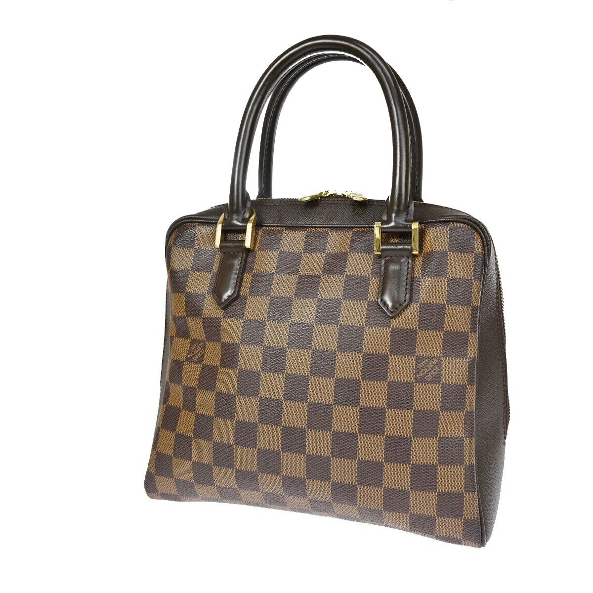 Louis Vuitton Brera, Brown, Canvas, handbag