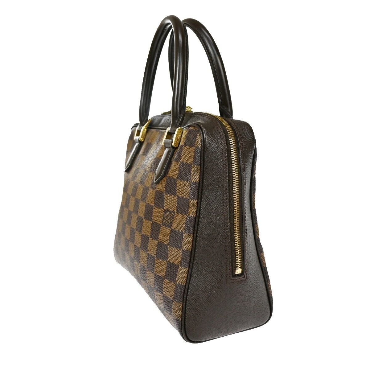 Louis Vuitton Brera, Brown, Canvas, handbag