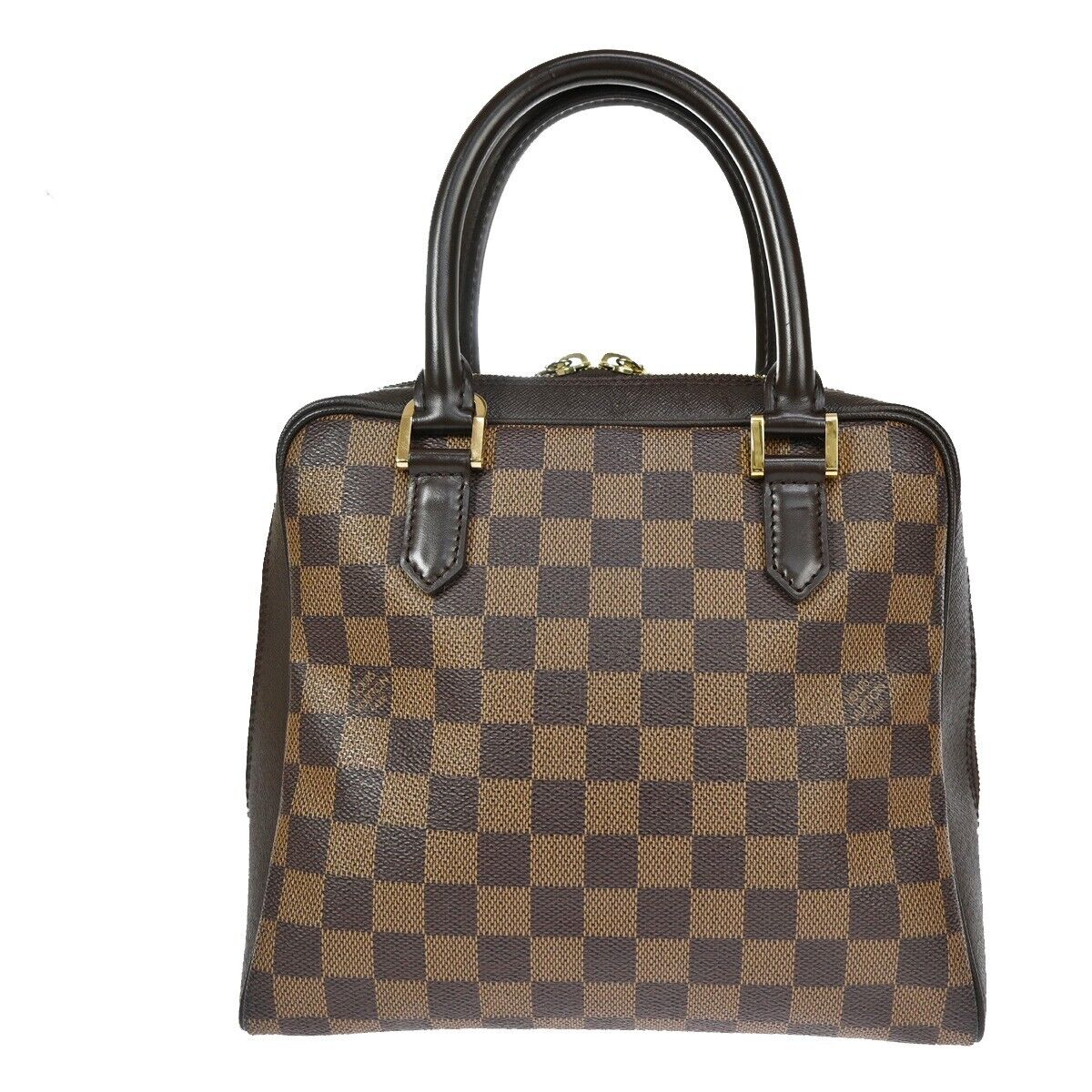 Louis Vuitton Brera, Brown, Canvas, handbag