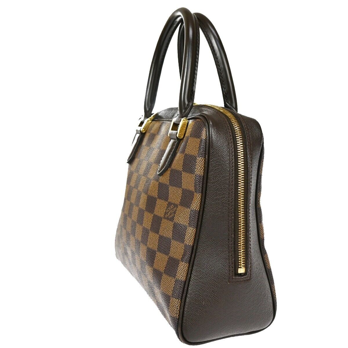 Louis Vuitton Brera, Brown, Canvas, handbag