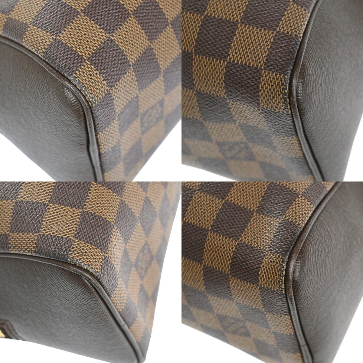 Louis Vuitton Brera, Brown, Canvas, handbag