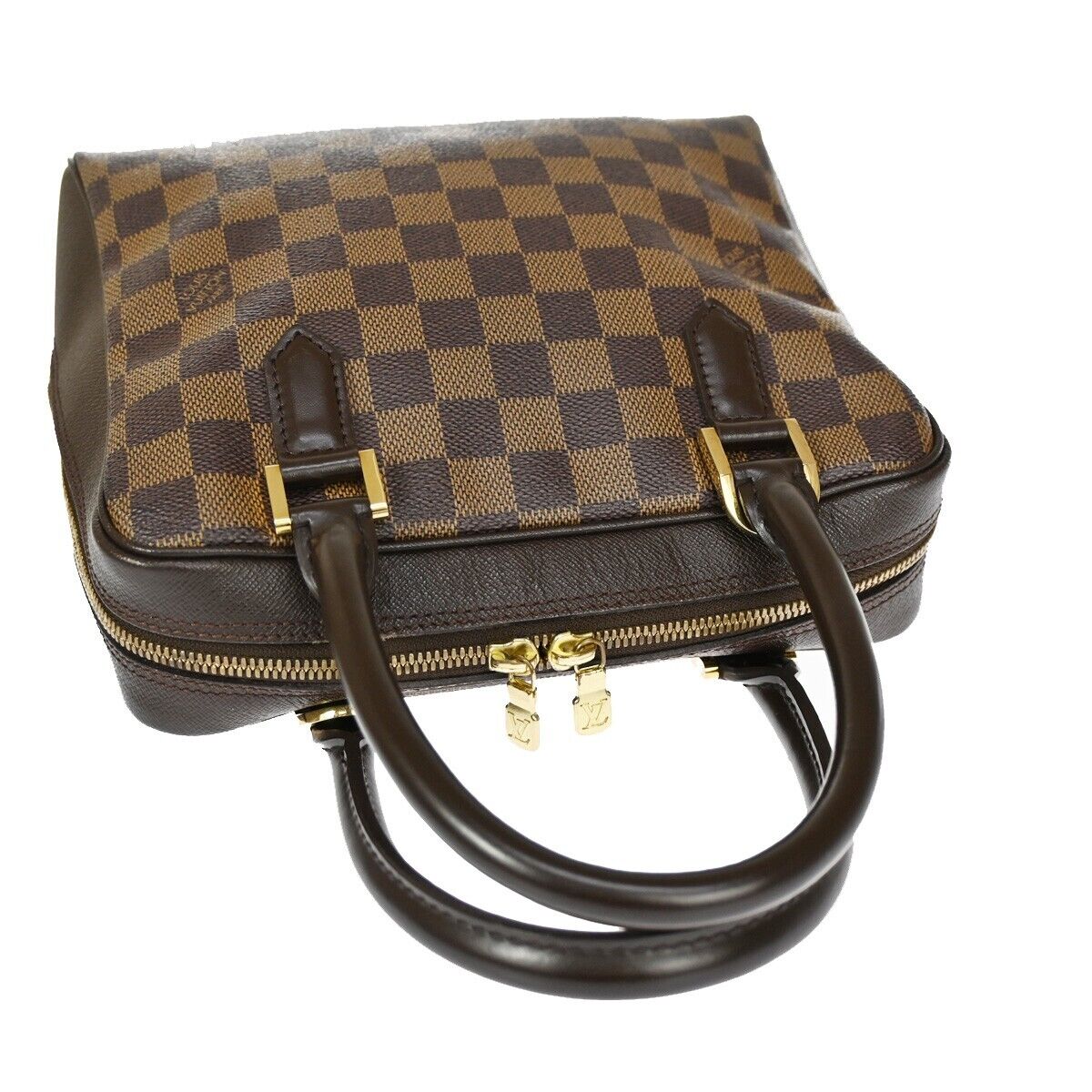 Louis Vuitton Brera, Brown, Canvas, handbag