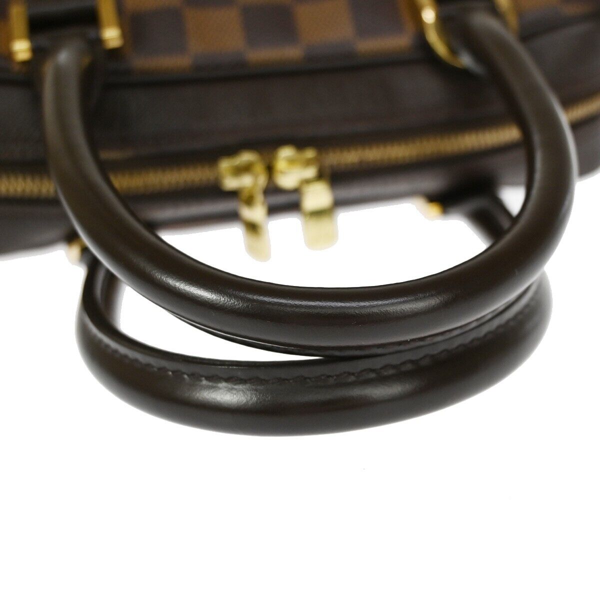 Louis Vuitton Brera, Brown, Canvas, handbag