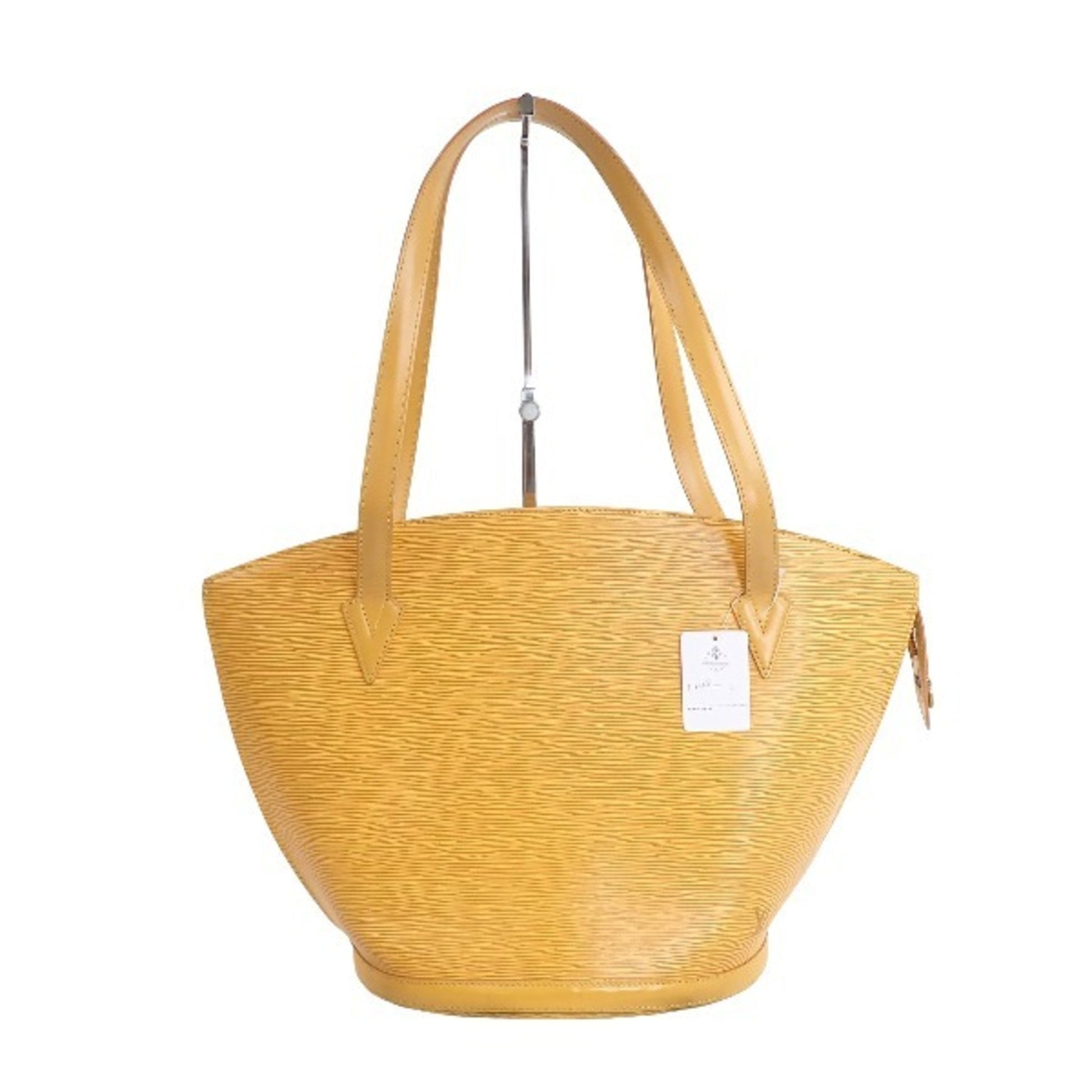 Louis Vuitton Saint Jacques, Yellow, Leather, tote