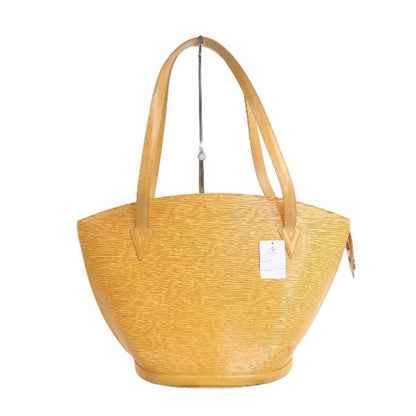 Louis Vuitton Saint Jacques, Yellow, Leather, tote