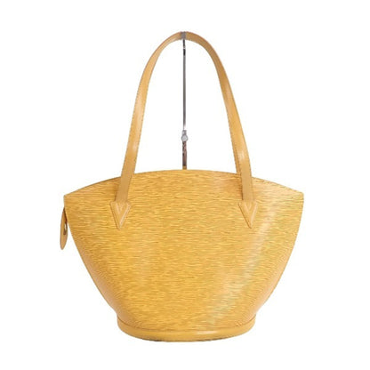 Louis Vuitton Saint Jacques, Yellow, Leather, tote