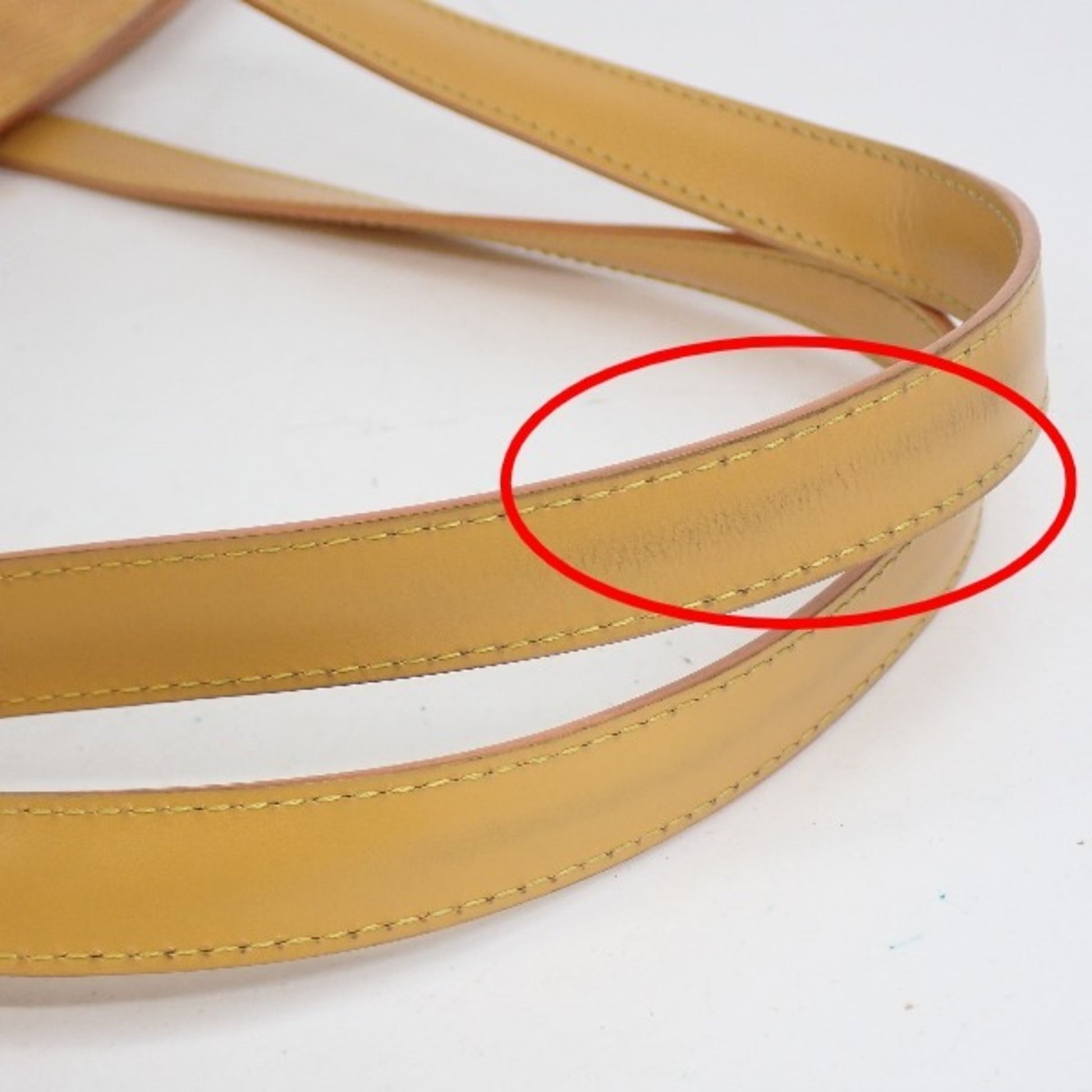 Louis Vuitton Saint Jacques, Yellow, Leather, tote
