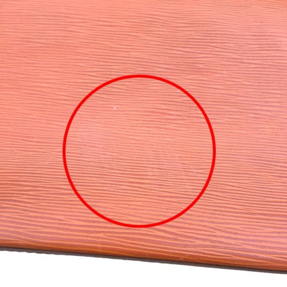 Louis Vuitton Neverfull MM, Orange, Leather, tote