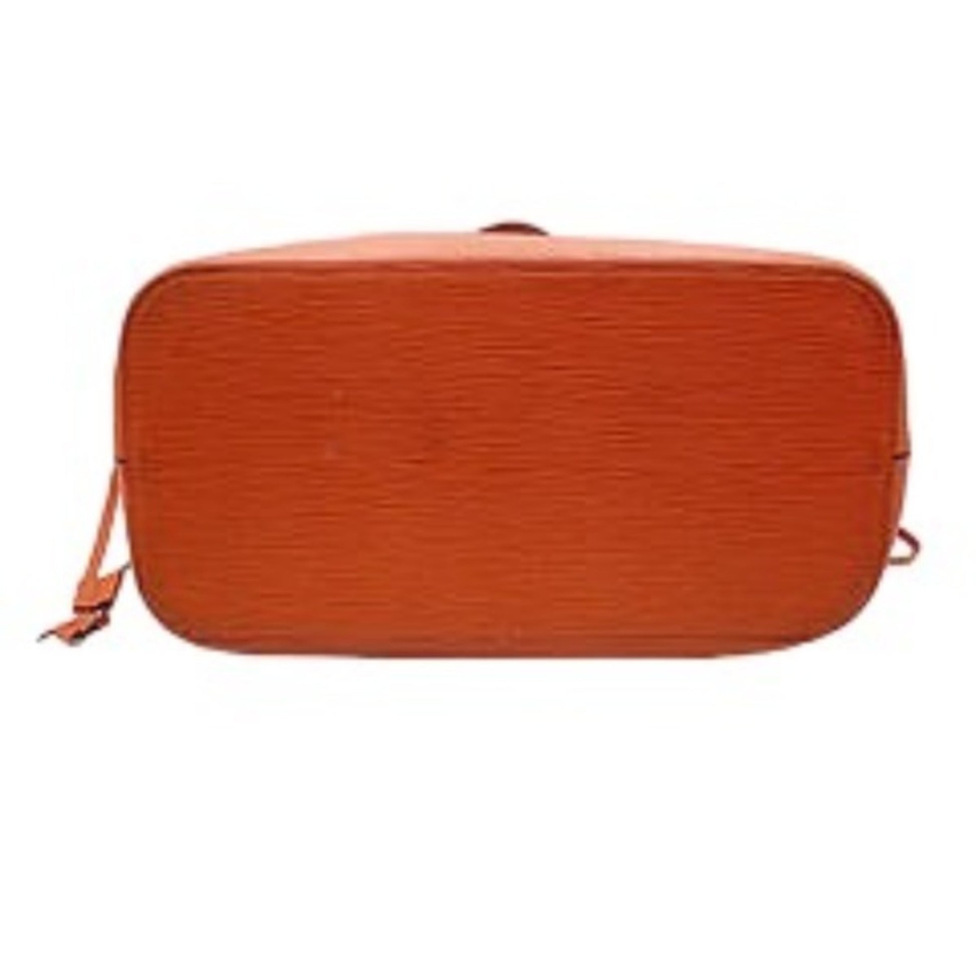 Louis Vuitton Neverfull MM, Orange, Leather, tote