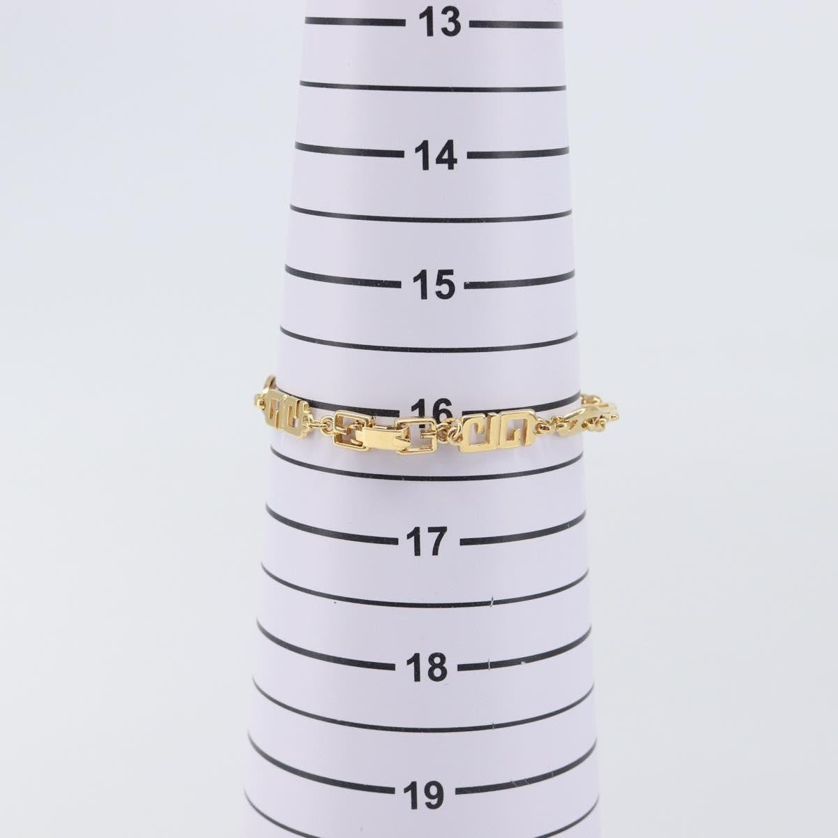 Givenchy Logo Metal, Gold, Metal, Bracelet