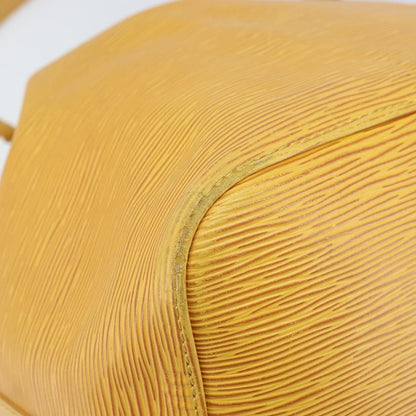 Louis Vuitton Petit Noe Epi Leather, Yellow, Leather, Shoulder Bag