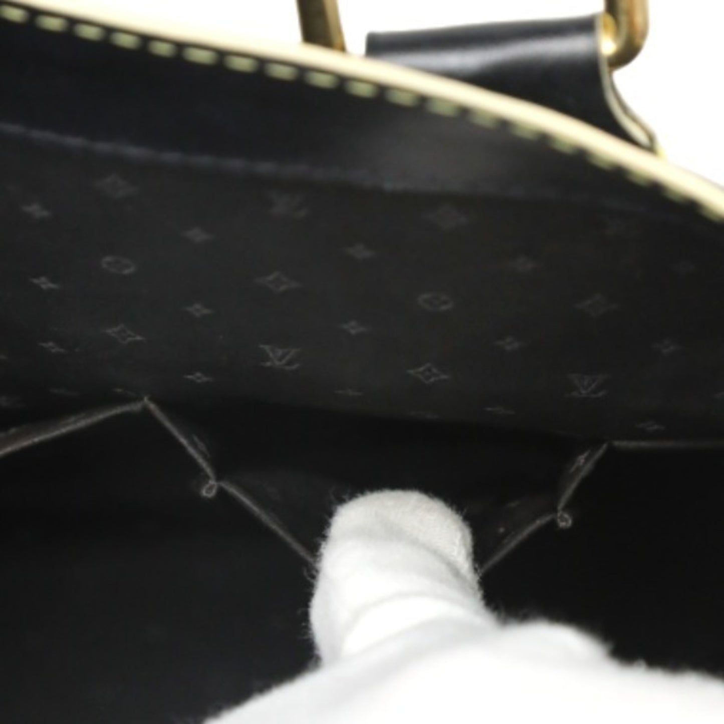 Louis Vuitton Talentueux, Black, Leather, handbag