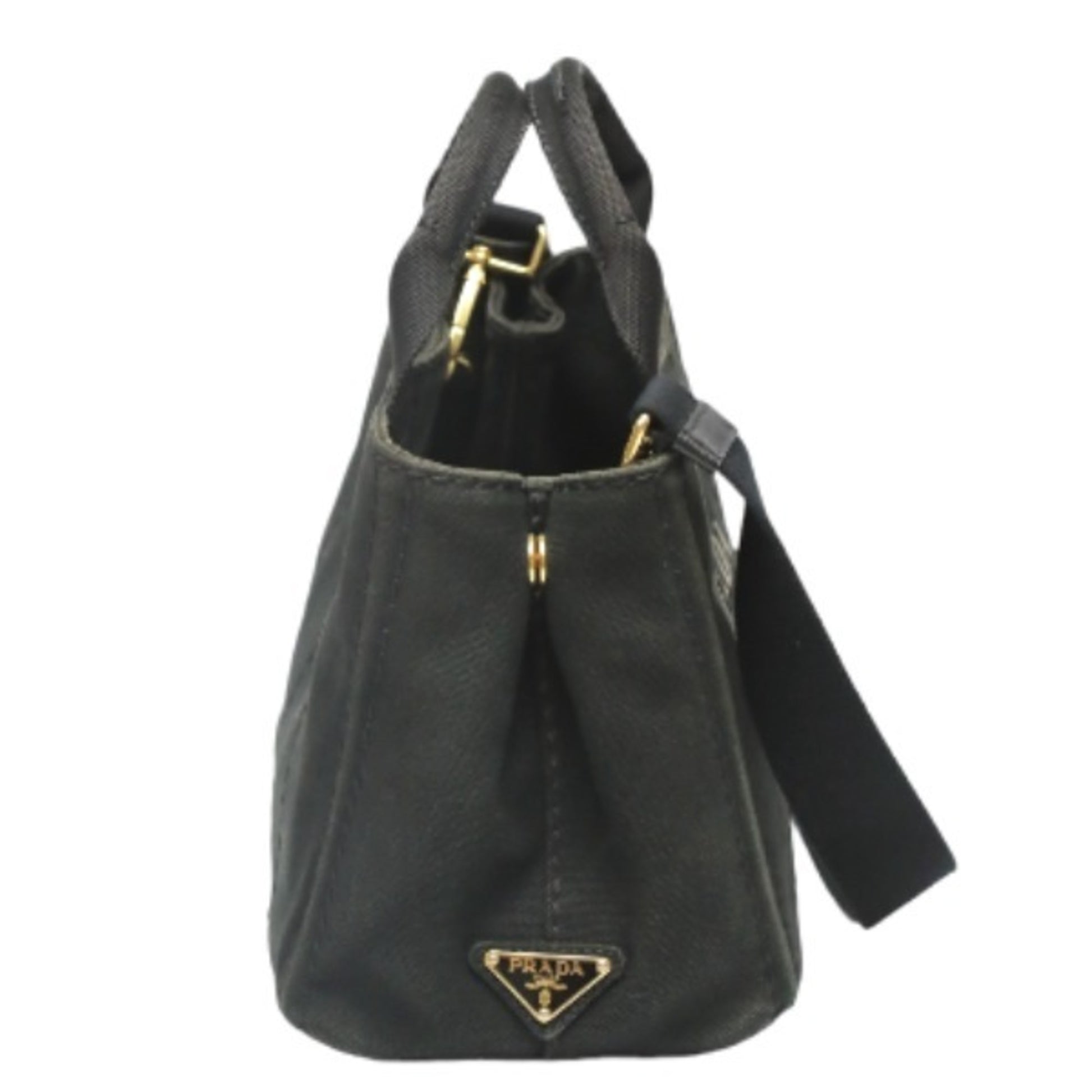 Prada Canapa, Black, Denim - Jeans, tote