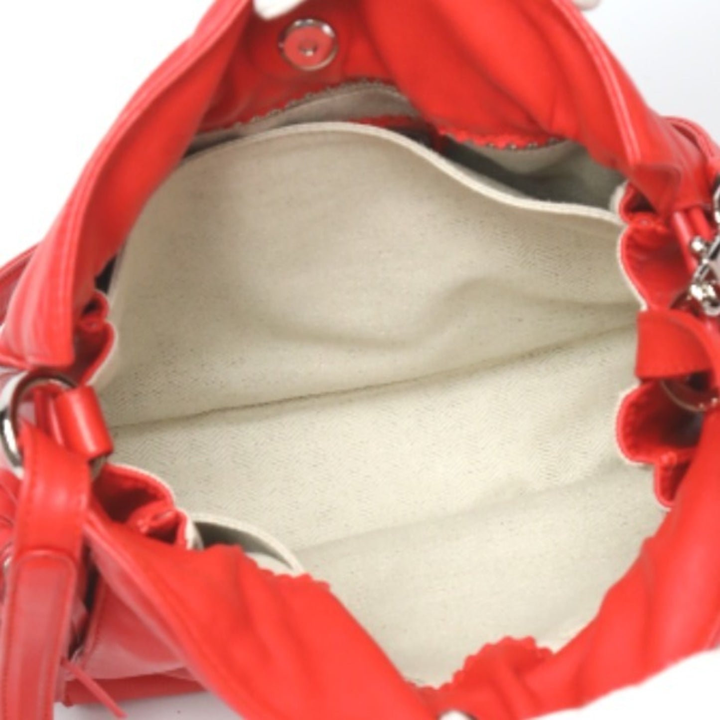 Loewe Flamenco, Red, Leather, shoulder