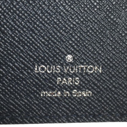 Louis Vuitton Brazza, Navy, Leather, wallet