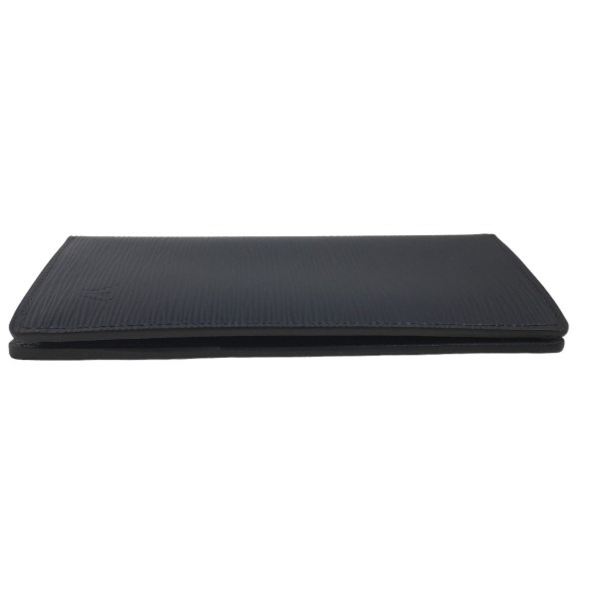 Louis Vuitton Brazza, Navy, Leather, wallet