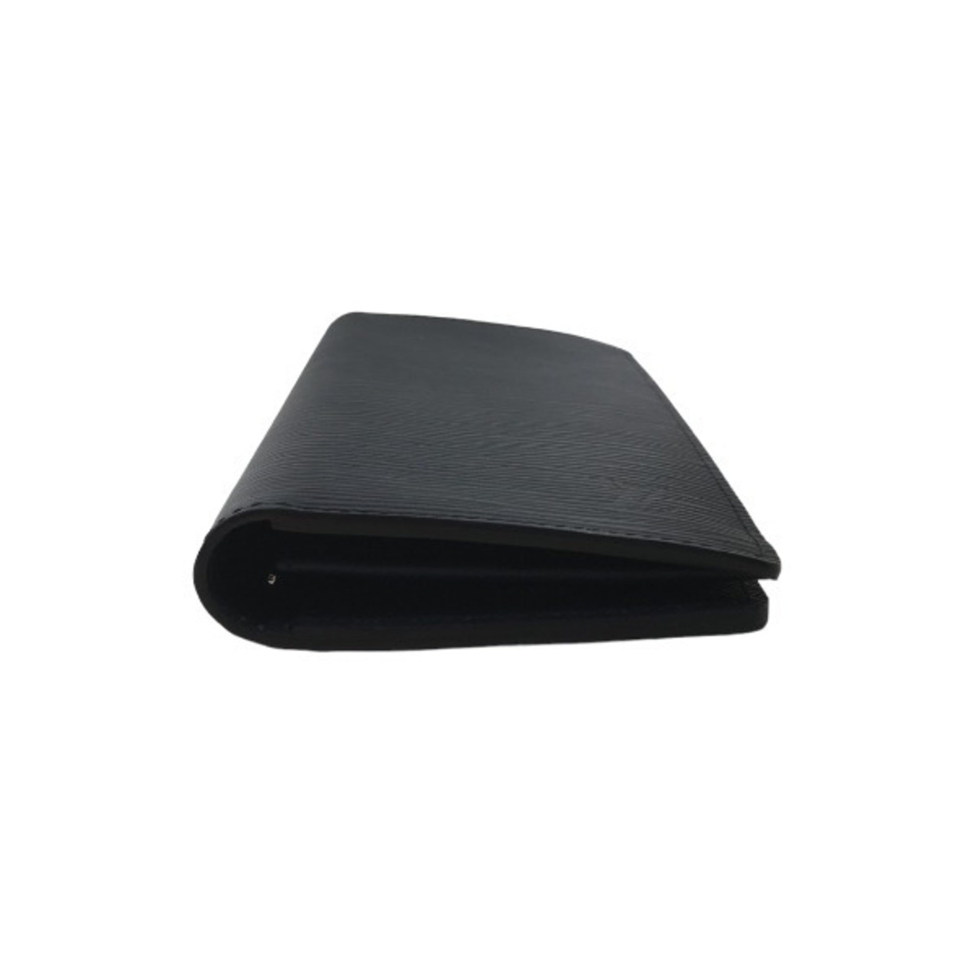 Louis Vuitton Brazza, Navy, Leather, wallet