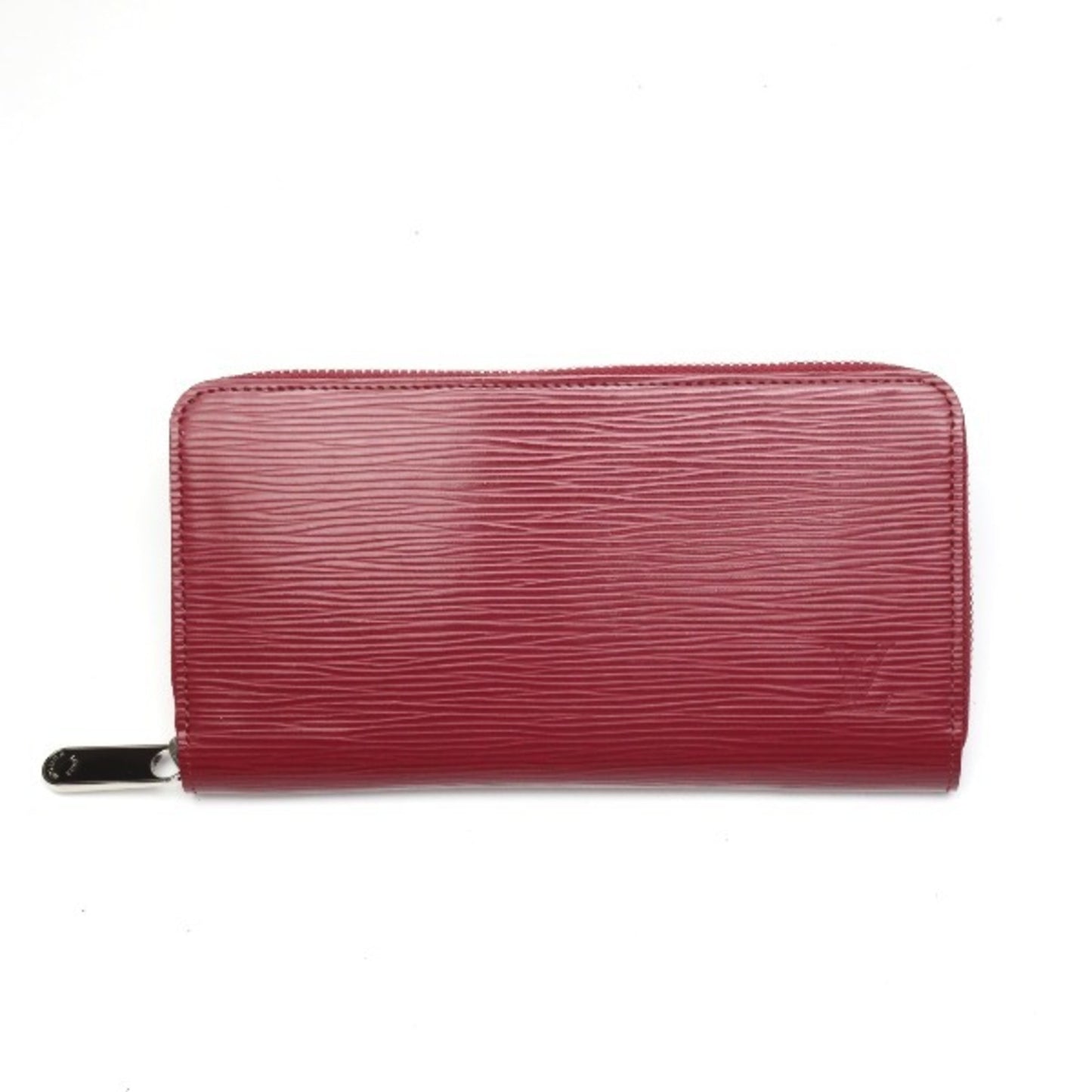 Louis Vuitton Portefeuille zippy, Burgundy, Leather, wallet