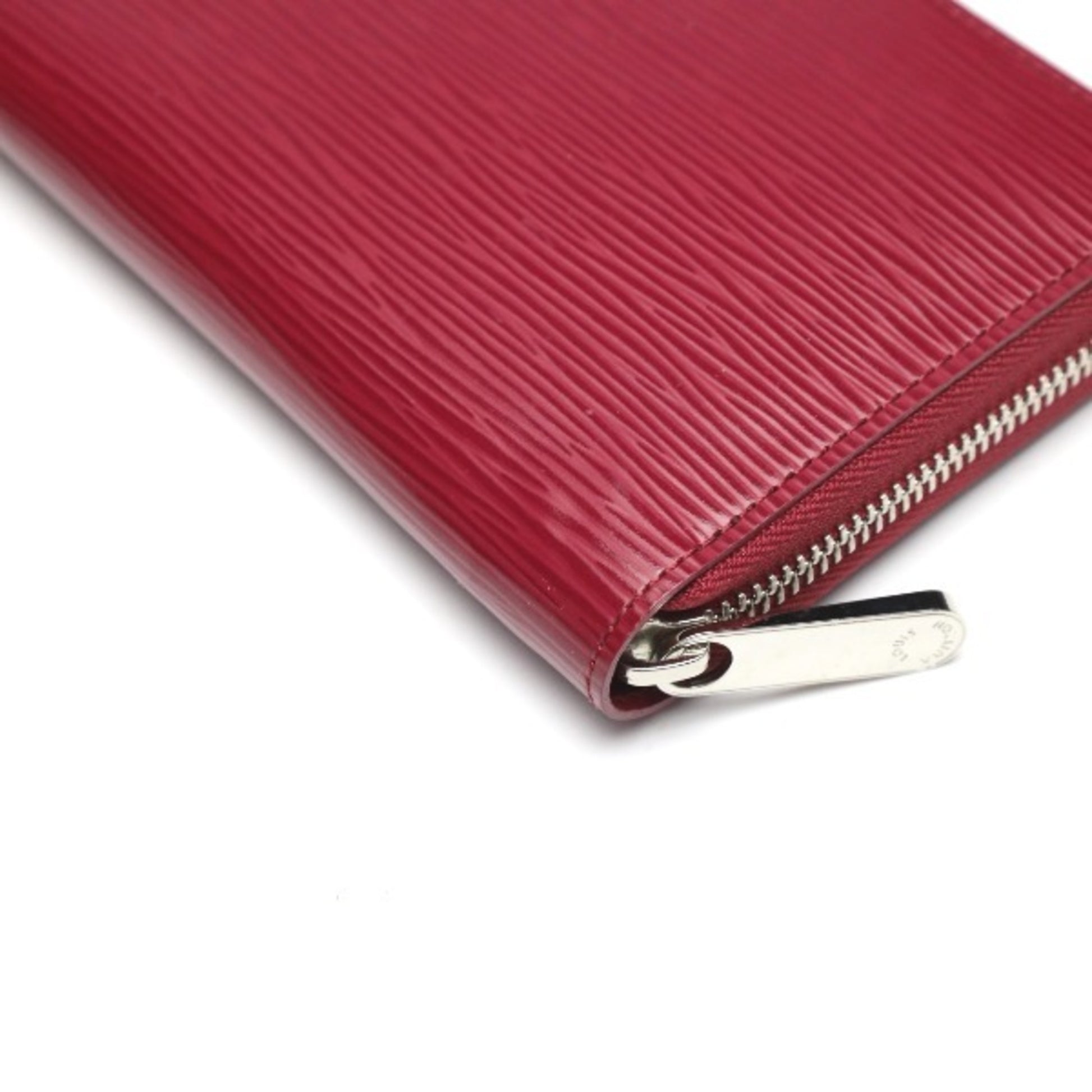 Louis Vuitton Portefeuille zippy, Burgundy, Leather, wallet