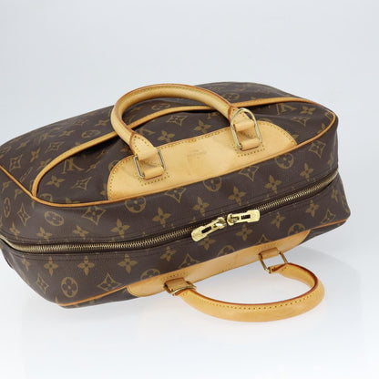 Louis Vuitton Deauville Handbag Monogram Canvas, BROWN, CANVAS, Handbag