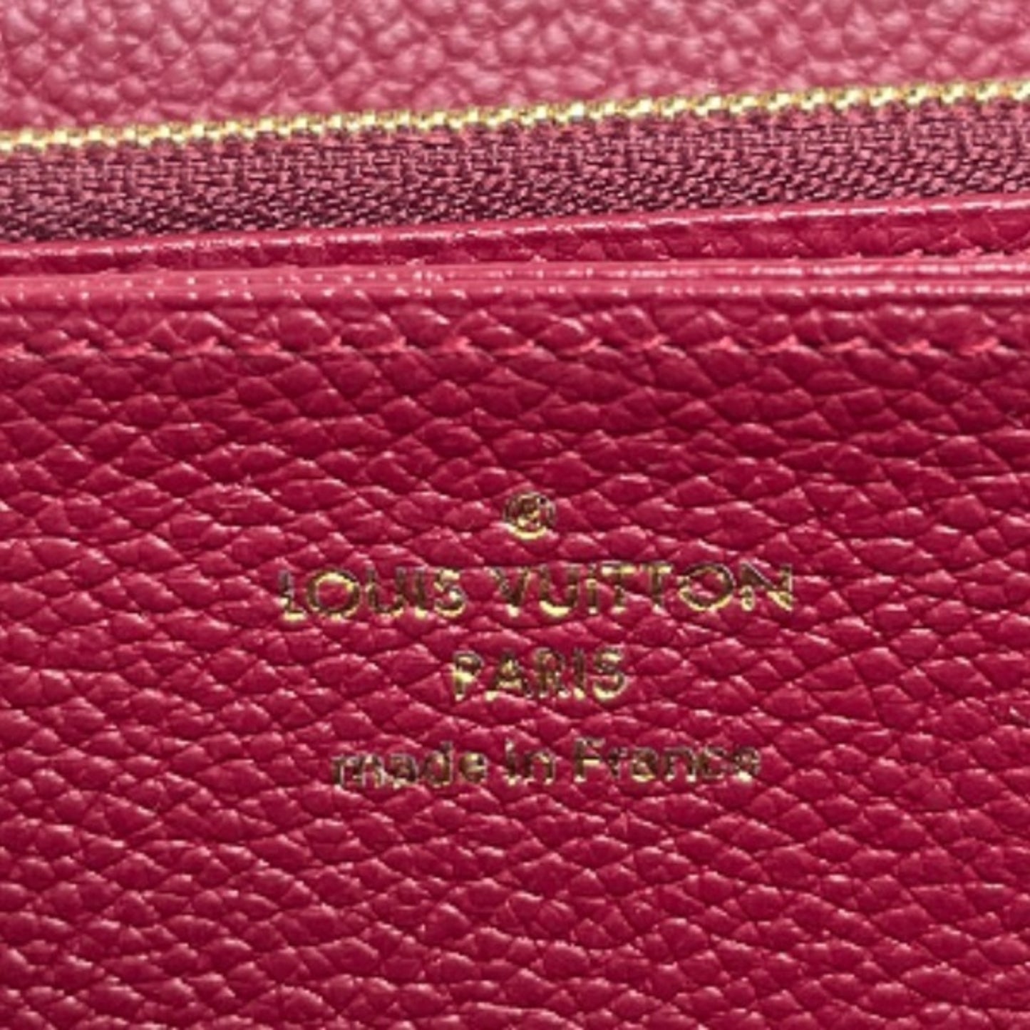 Louis Vuitton Zippy wallet, Red, Leather, wallet