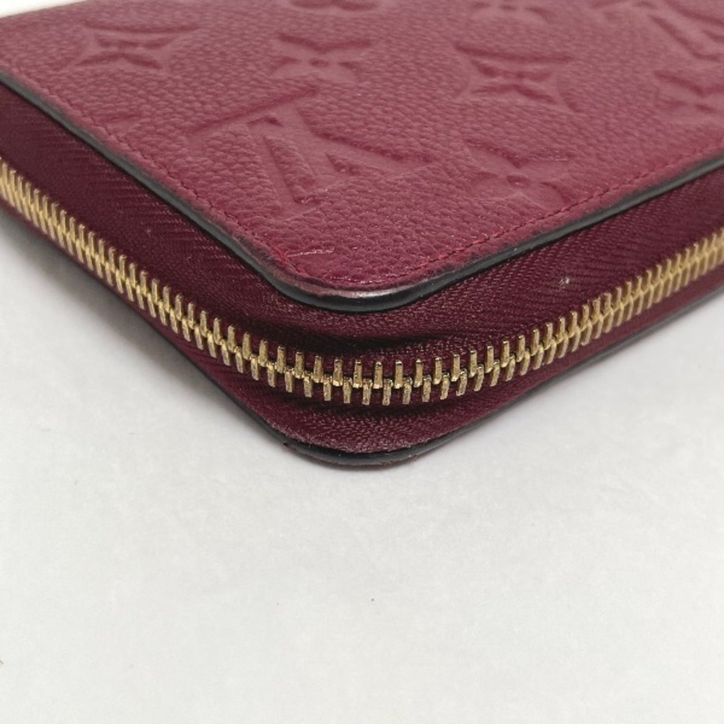 Louis Vuitton Zippy wallet, Red, Leather, wallet