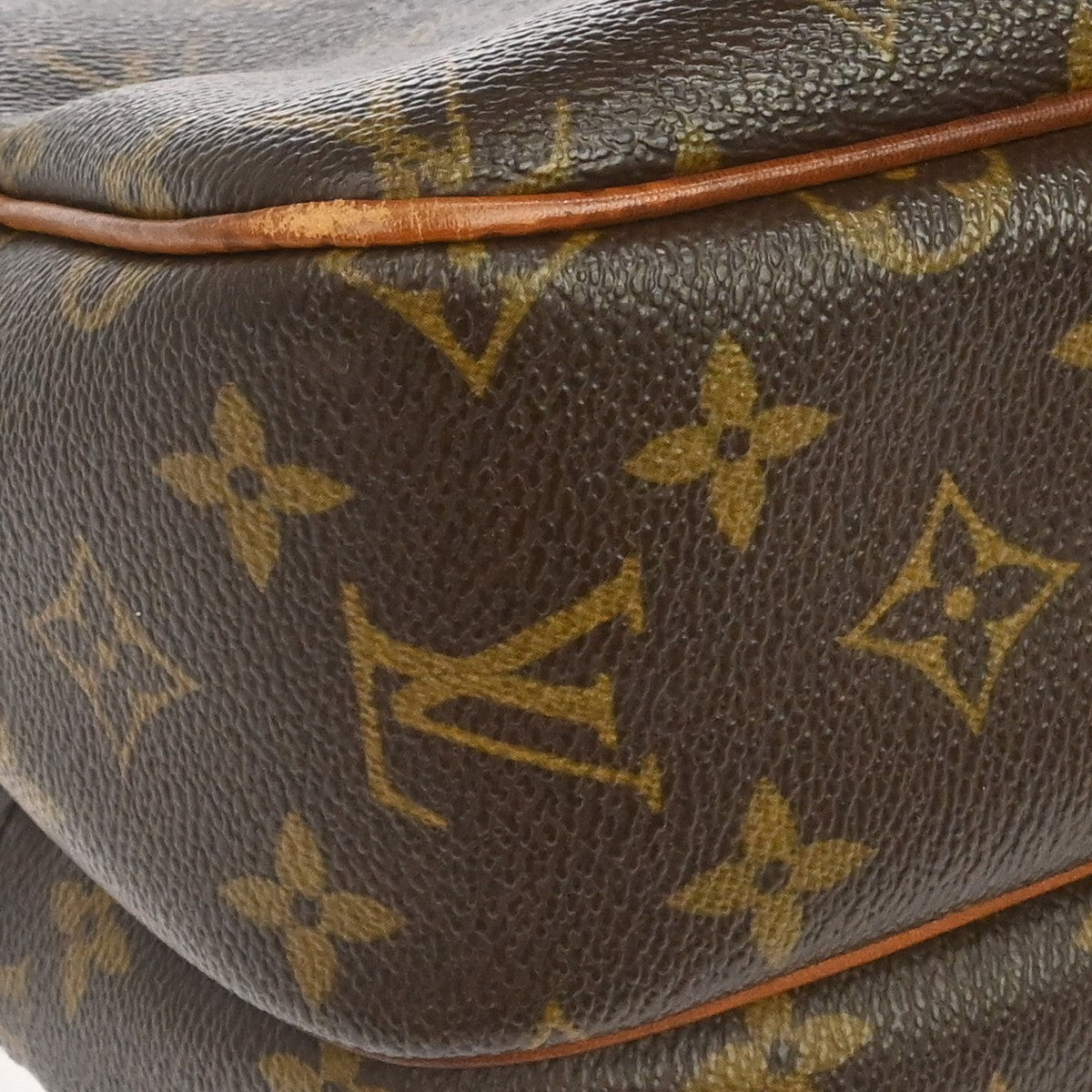 Louis Vuitton Reporter Monogram, Brown, Canvas, Shoulder Bag