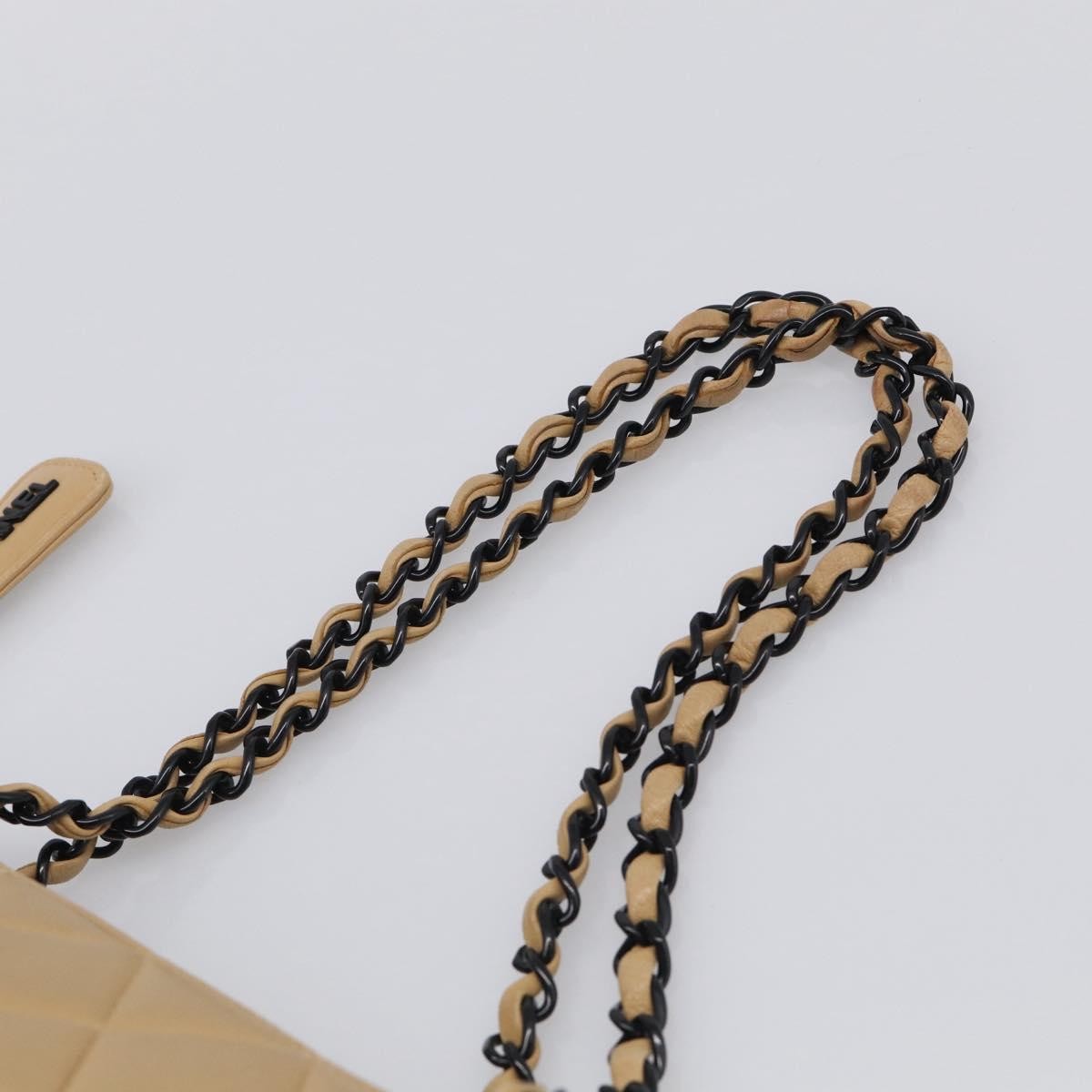 Chanel City Shopping Quilted Caviar, Beige, Leather, Tote Bag