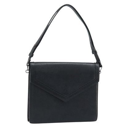 Saint Laurent Vintage Leather, Black, Leather, Handbag