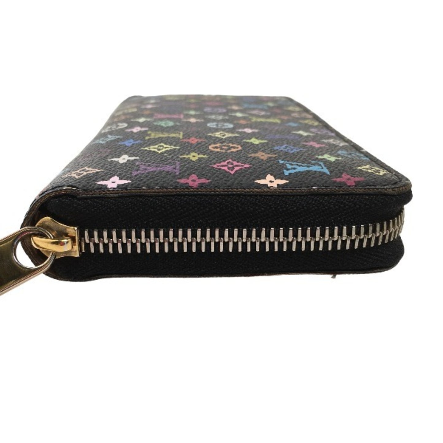 Louis Vuitton Portefeuille zippy, Black, Canvas, wallet