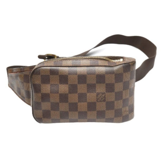 Louis Vuitton Geronimos, Brown, Canvas, clutch