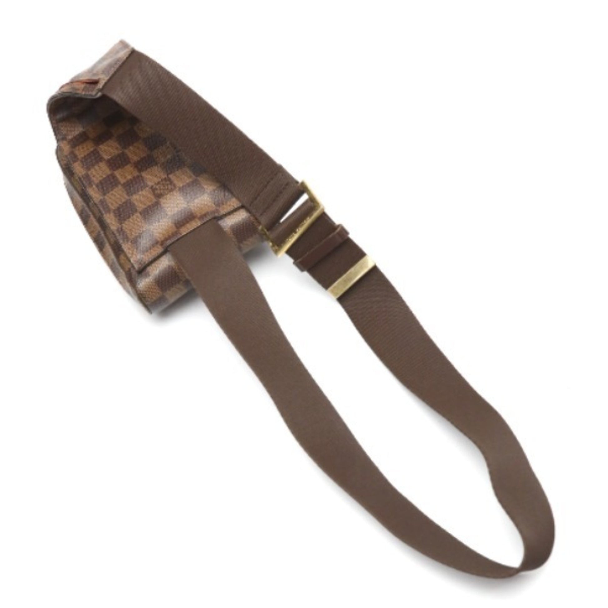 Louis Vuitton Geronimos, Brown, Canvas, clutch