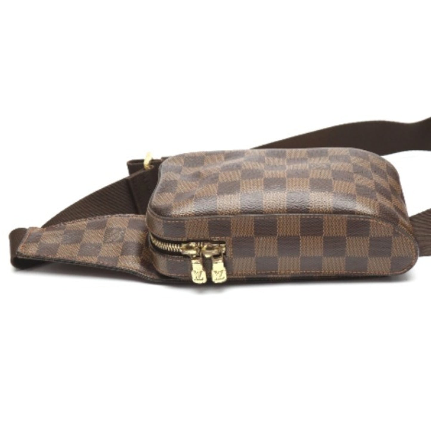 Louis Vuitton Geronimos, Brown, Canvas, clutch