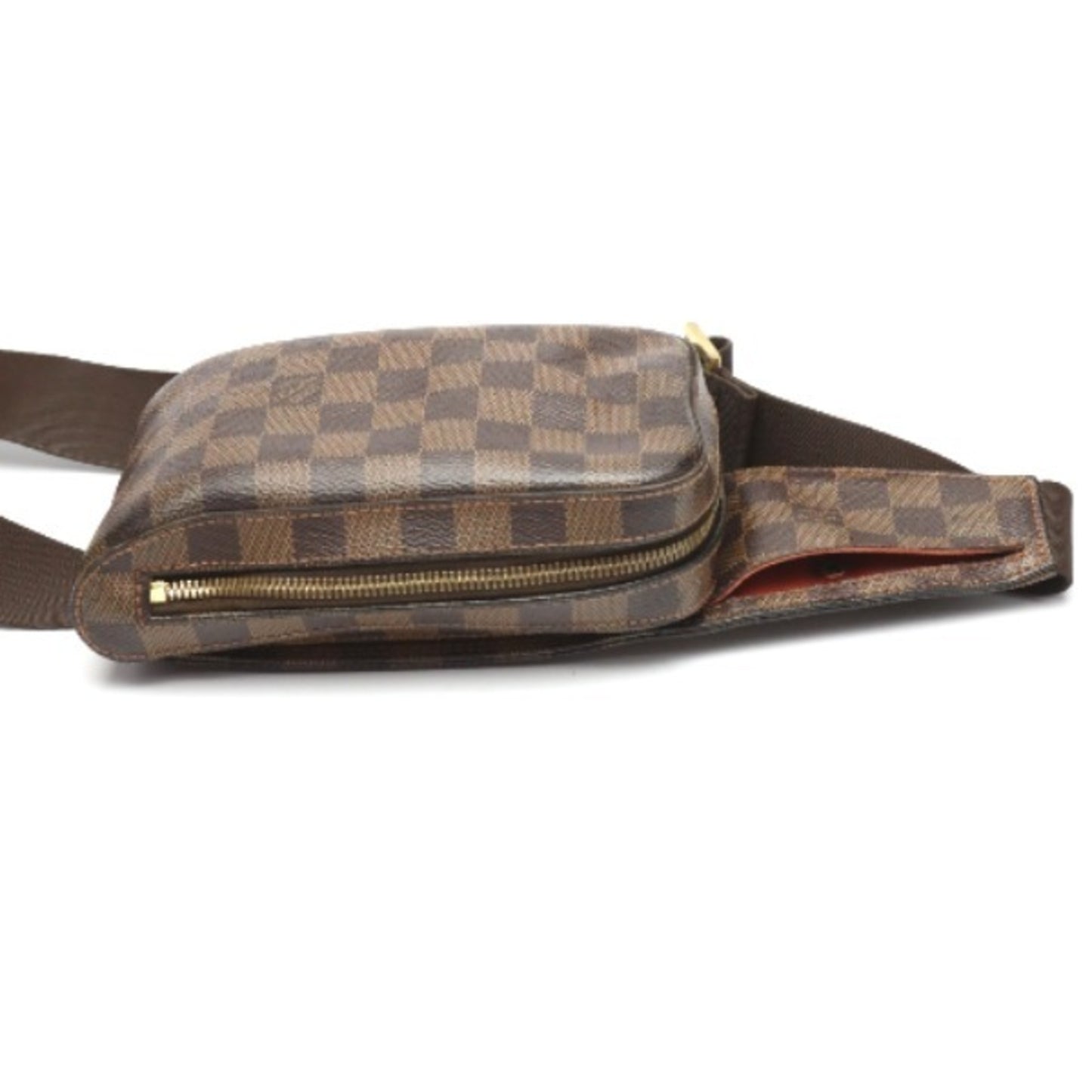 Louis Vuitton Geronimos, Brown, Canvas, clutch