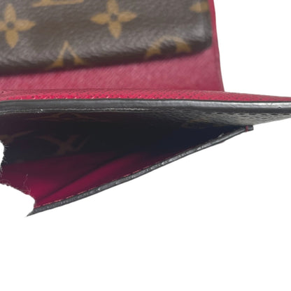 Louis Vuitton Juliette, Pink, Canvas, wallet
