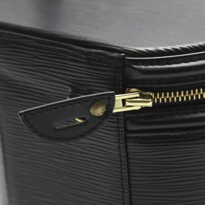 Louis Vuitton Cannes, Black, Leather, handbag
