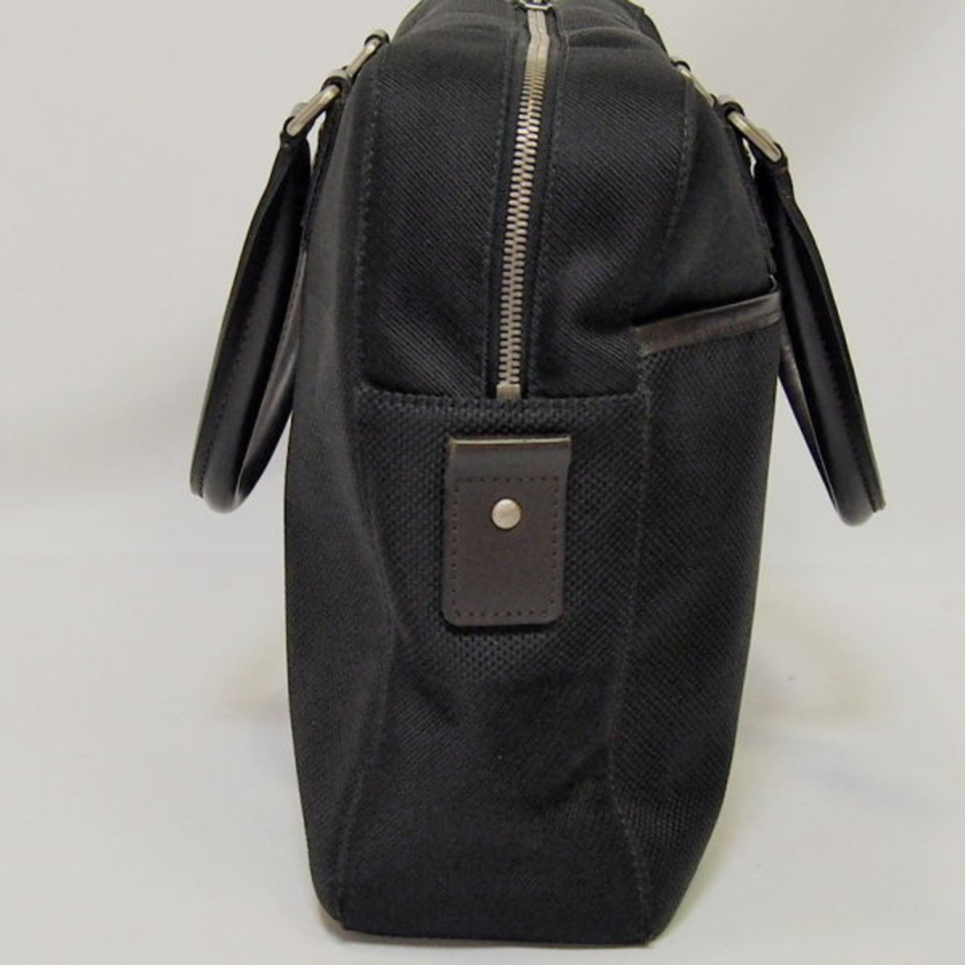 Louis Vuitton, Black, Canvas, handbag