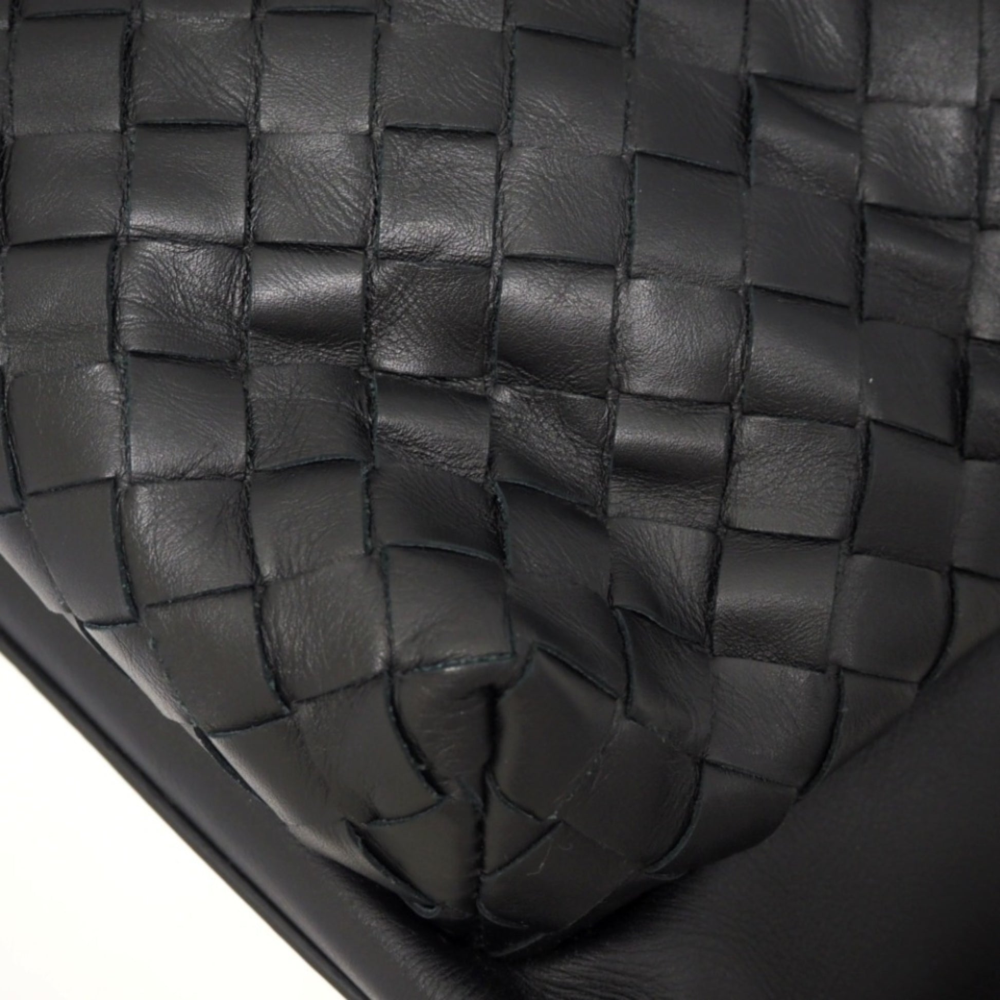 Bottega Veneta, Black, Leather, backpack