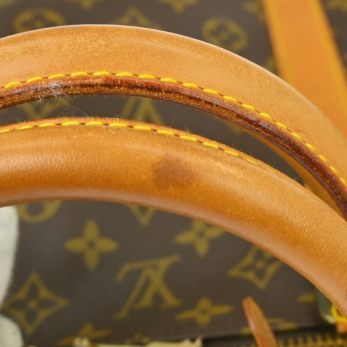 Louis Vuitton Keepall Bandoulière Monogram, Brown, Canvas, Travel Bag