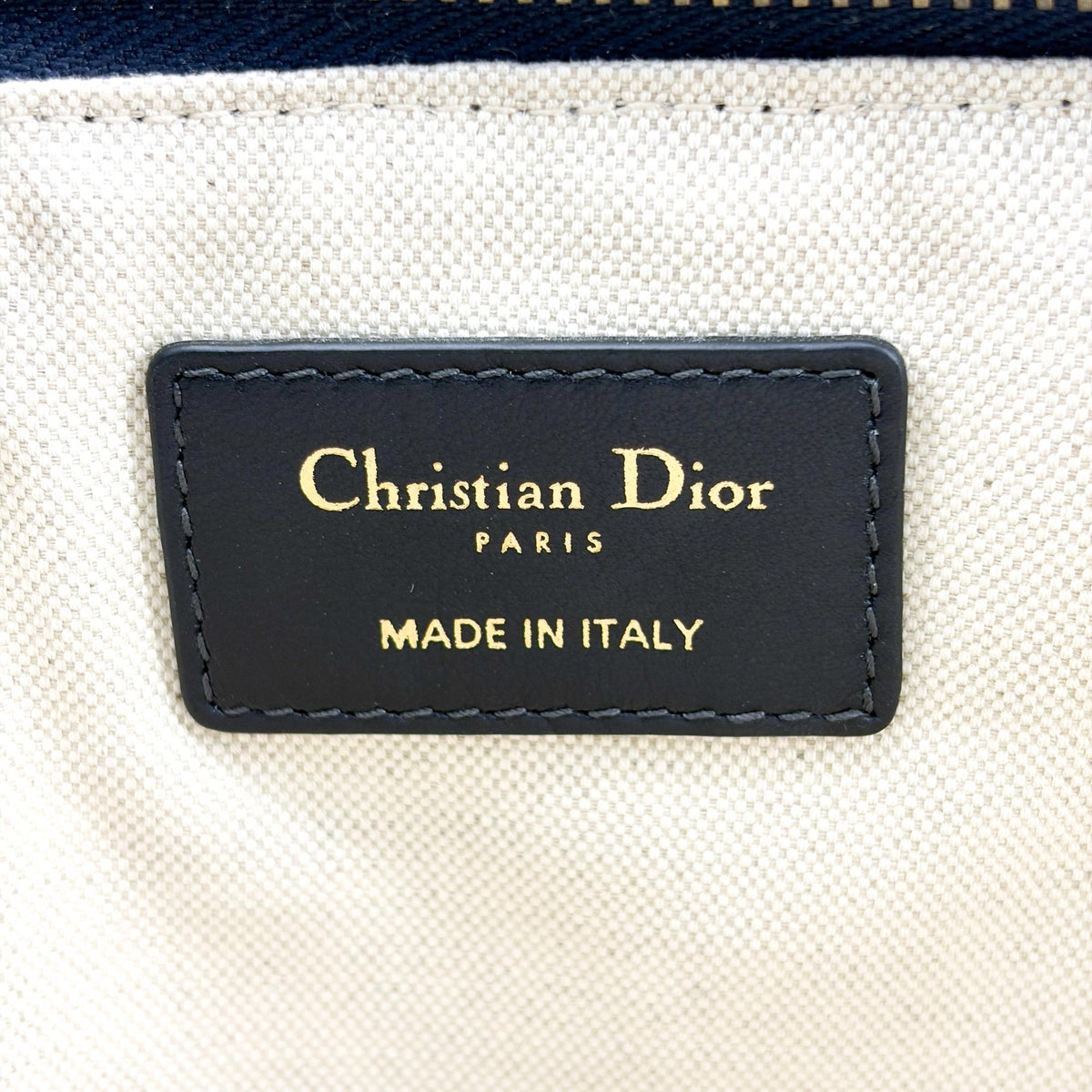 Christian Dior Travel Kit Oblique Canvas, Beige, Canvas, Toiletry Case