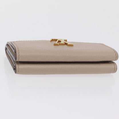 Louis Vuitton Lockmini Leather, Beige, Leather, Wallet